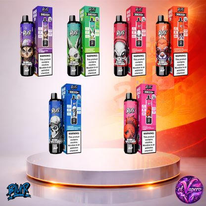 Vapers Desechables - Cigarrillo electrónico - España - Blur - 30000 - 30K - Sabores 30000 Caladas - Más baratos