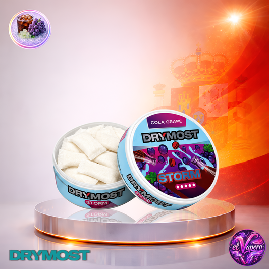 DRYMOST Storm Cola Grape 30mg bolsas de nicotina sin tabaco pack de 22