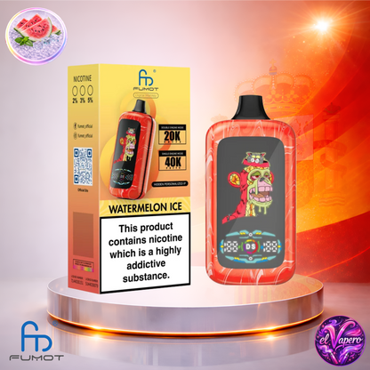 Vapers Desechables - Cigarrillo electrónico - España - Fumot - Digital Monkey - 40K - Watermelon Ice 40000 Caladas - El mejor precio