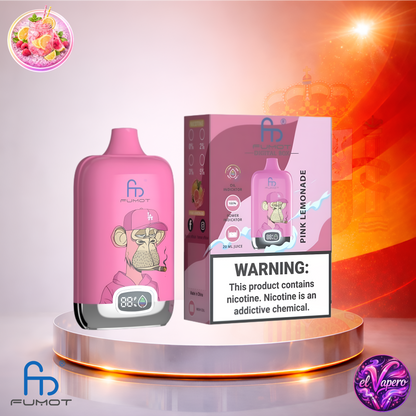 Vapers Desechables - Cigarrillo electrónico - España - Fumot - DigitalBox - 12K - Pink Lemonade 12000 Caladas - Más baratos