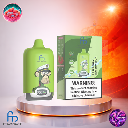 Vapers Desechables - Cigarrillo electrónico - España - Fumot - DigitalBox - 12K - Raspberry Watermelon 12000 Caladas - Los más baratos