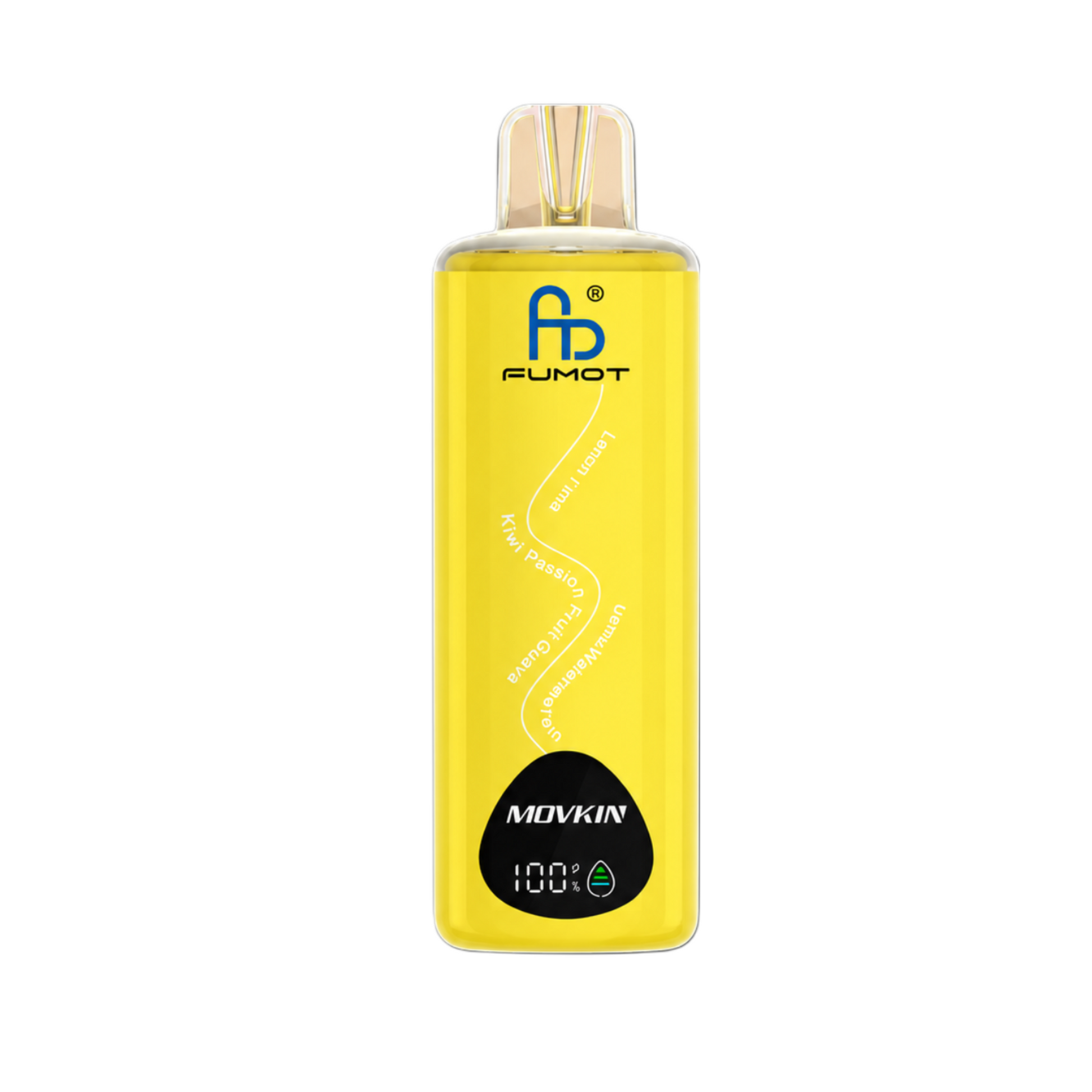 Vape desechable Fumot ECO 3 en 1 24K Lemon Lime con hasta 24000 caladas y refrescante sabor a limón y lima