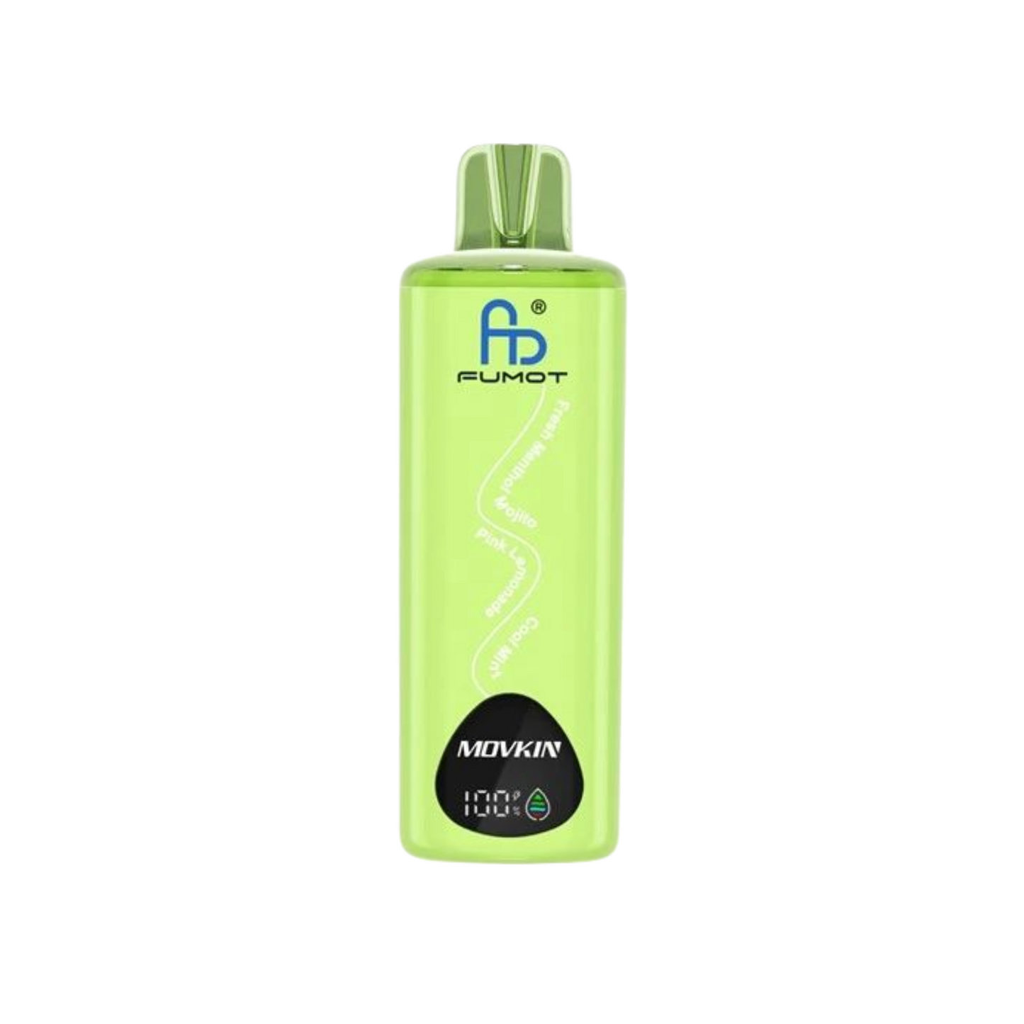 Vape desechable Fumot ECO 3 en 1 24K Mint con hasta 24000 caladas y refrescante sabor a menta