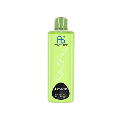 Vape desechable Fumot ECO 3 en 1 24K Mint con hasta 24000 caladas y refrescante sabor a menta