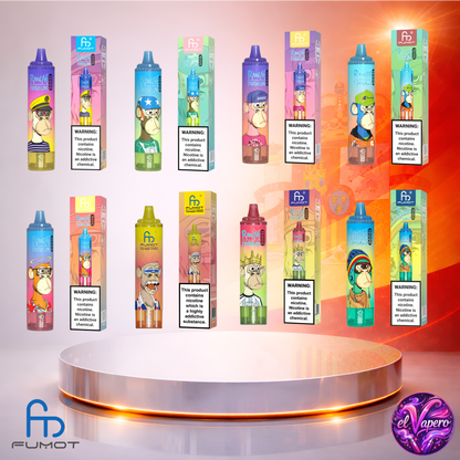 Vapers Desechables - Cigarrillo electrónico - España - Fumot - RandM Tornado - 15K - Sabores 6 15000 Caladas - Los más baratos