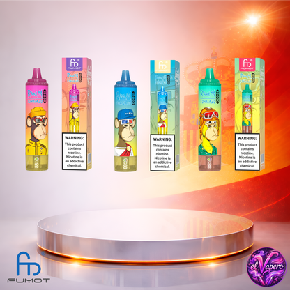 Vapers Desechables - Cigarrillo electrónico - España - Fumot - RandM Tornado - 15K - Sabores 8 15000 Caladas - Los más baratos