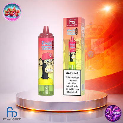 Vapers Desechables - Cigarrillo electrónico - España - Fumot - RandM Tornado - 15K - Strawberry Watermelon Lemonade 15000 Caladas - El mejor precio