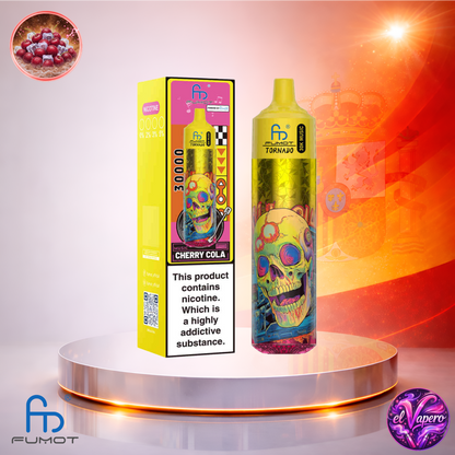 Vapers Desechables - Cigarrillo electrónico - España - Fumot - RandM - Tornado - 30K - Cherry Cola 30000 Caladas - El mejor precio