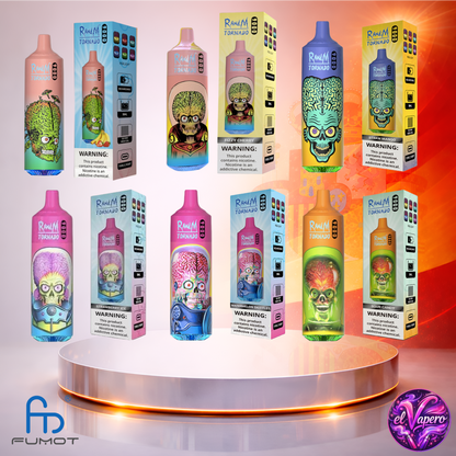 Vapers Desechables - Cigarrillo electrónico - España - Fumot - RandM Tornado - 9K - Sabores 4 9000 Caladas - Más baratos