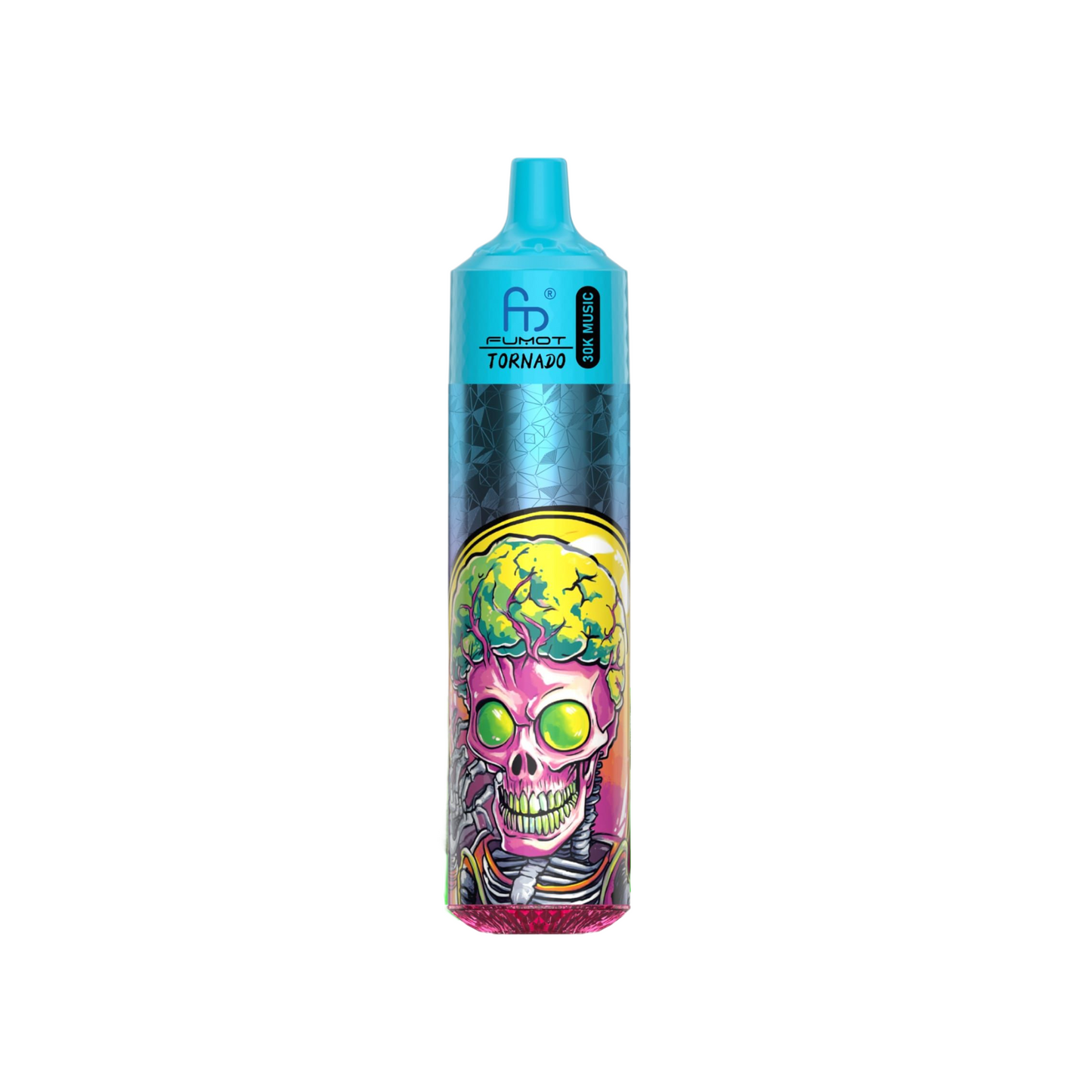 Vape desechable Fumot Tornado Music 30K Mint con hasta 30000 caladas y refrescante sabor a menta