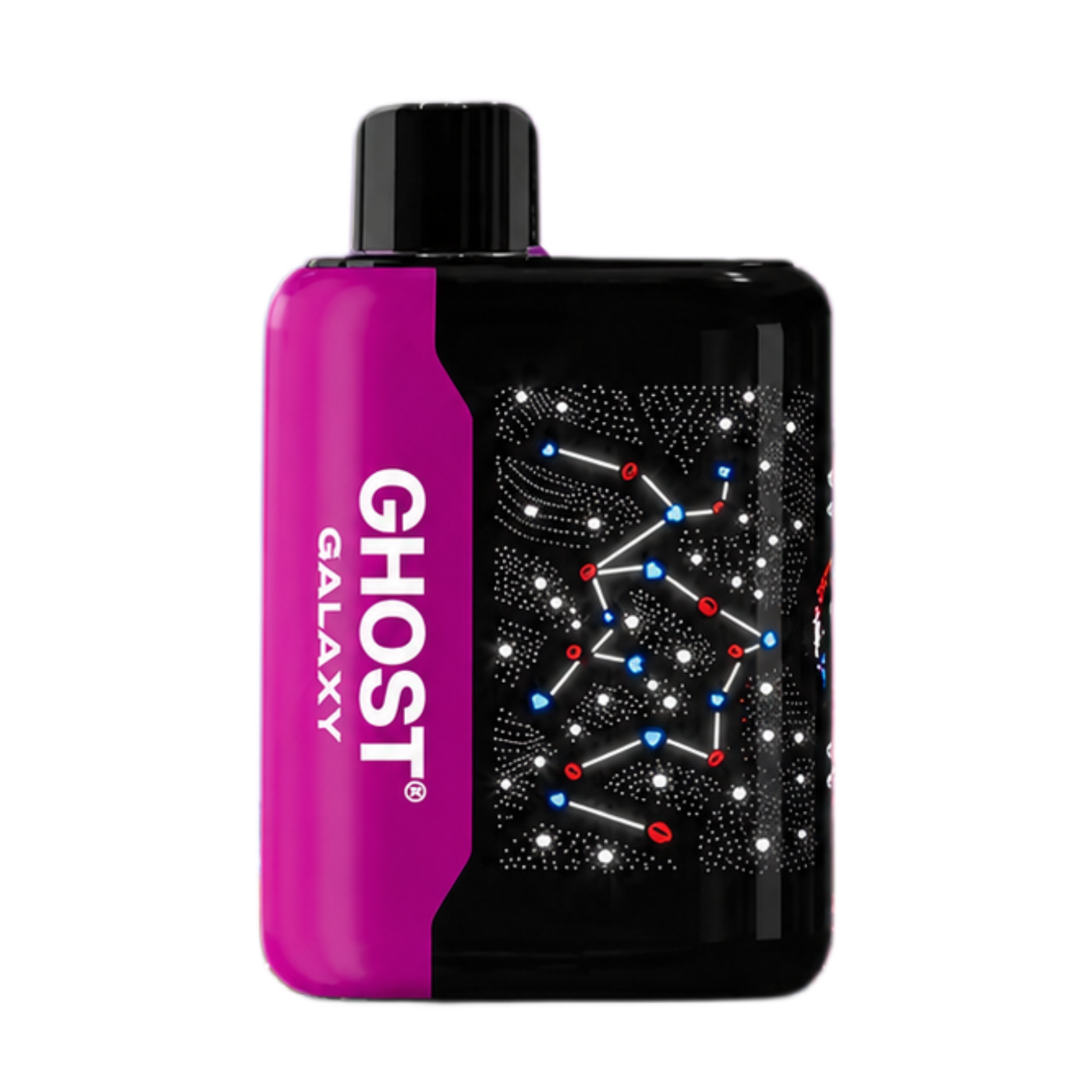 Ghost Galaxy 25K Blueberry Raspberry Cherry con 25000 caladas y sabor a arándano, frambuesa y cereza