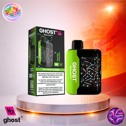 Vapers Desechables - Cigarrillo electrónico - España - Ghost Galaxy 25K - Gummy Bear 25000 Caladas - Los más baratos