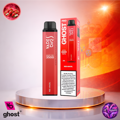 Vapers Desechables - Cigarrillo Electrónico - España - Ghost Pro 3500 - Red Angel 3500 Caladas - Los más baratos