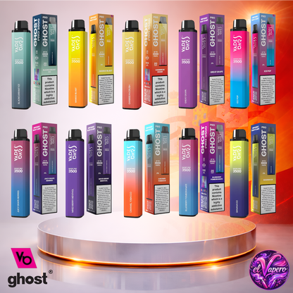 Vapers Desechables - Cigarrillo Electrónico - España - Ghost Pro 3500 - Sabores  3500 Caladas - Más baratos