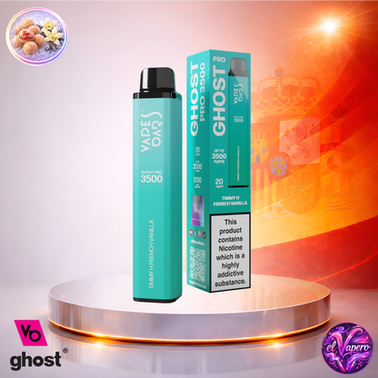 Vapers Desechables - Cigarrillo Electrónico - España - Ghost Pro 3500 - Timmy n French Vanilla 3500 Caladas - Los más baratos