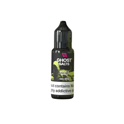 Sales de nicotina Ghost Salts 10ml Double Apple con intenso sabor a doble manzana para cigarrillo electrónico
