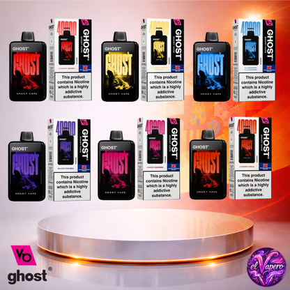Vapers Desechables - Cigarrillo electrónico - España - Ghost - Smart Vape - 40K - Sabores 2 40000 Caladas - Más baratos