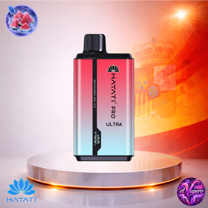 Vapers Desechables - Cigarrillo Electrónico - España - Hayati Pro Ultra 15K - Watermelon Ice - 2% Nicotina - 15000 Caladas - Los más baratos
