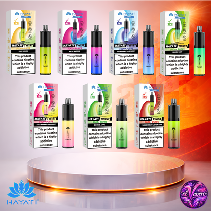 Vapers Desechables - Cigarrillo Electrónico - España - Hayati Twist 5K - Sabores - 5000 Caladas - El mejor precio