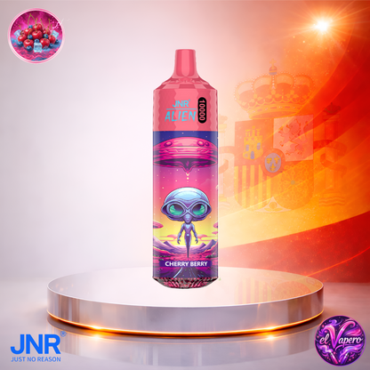 Vapers Desechables - Cigarrillo electrónico - España - JNR - Alien - 10K - Cherry Berry 10000 Caladas - Los más baratos