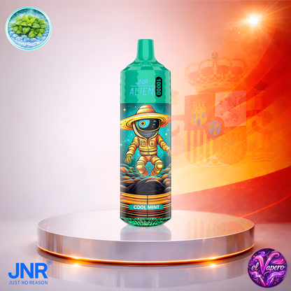 Vapers Desechables - Cigarrillo electrónico - España - JNR - Alien - 10K - Cool Mint 10000 Caladas - Los más baratos