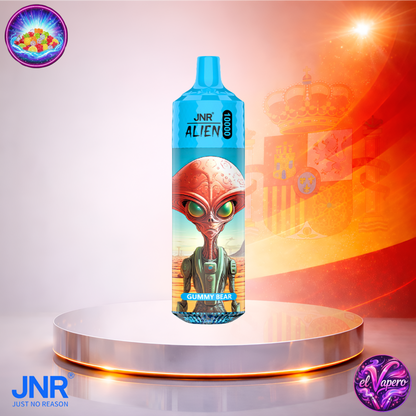 Vapers Desechables - Cigarrillo electrónico - España - JNR - Alien - 10K - Gummy Bear 10000 Caladas - Más baratos