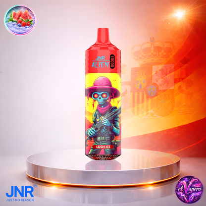 Vapers Desechables - Cigarrillo electrónico - España - JNR - Alien - 10K - Lush Ice 10000 Caladas - Los más baratos