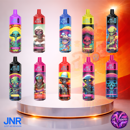Vapers Desechables - Cigarrillo electrónico - España - JNR - Alien - 10K - Sabores 2 10000 Caladas - Los más baratos