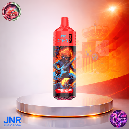 Vapers Desechables - Cigarrillo electrónico - España - JNR - Alien - 10K - Watermelon Lychee 10000 Caladas - Más baratos