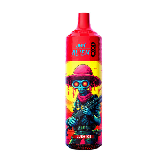 JNR Alien 10K Lush Ice con 10000 caladas y sabor a sandía helada