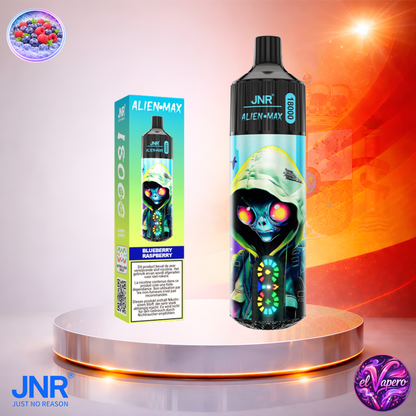 Vapers Desechables - Cigarrillo Electrónico - España - JNR - Alien Max - 18K - Blueberry Raspberry 18000 Caladas - Más baratos