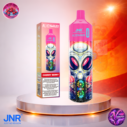 Vapers Desechables - Cigarrillo Electrónico - España - JNR - Alien Max - 18K - Cherry Berry 18000 Caladas - Los más baratos