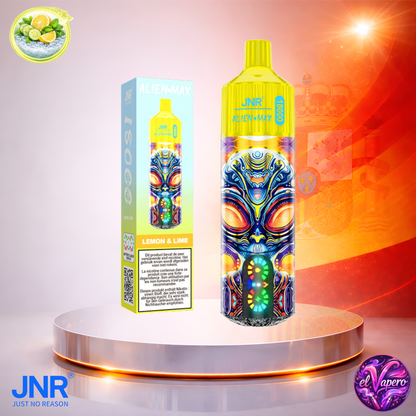 Vapers Desechables - Cigarrillo Electrónico - España - JNR - Alien Max - 18K - Lemon and Lime 18000 Caladas - El mejor precio