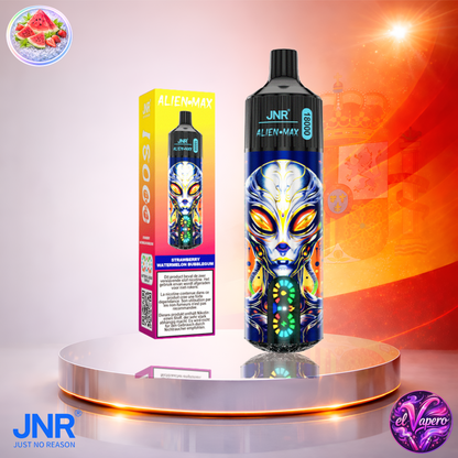 Vapers Desechables - Cigarrillo Electrónico - España - JNR - Alien Max - 18K - Strawberry Watermelon Bubblegum 18000 Caladas - Los más baratos