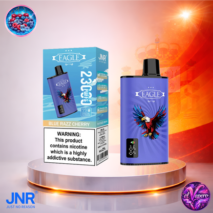 Vapers Desechables - Cigarrillo Electrónico - España - JNR - Eagle - 23K - Blue Razz Cherry 23000 Caladas - Los más baratos