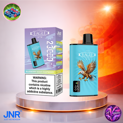 Vapers Desechables - Cigarrillo Electrónico - España - JNR - Eagle - 23K - Blueberry Sour Raspberry 23000 Caladas - Más baratos