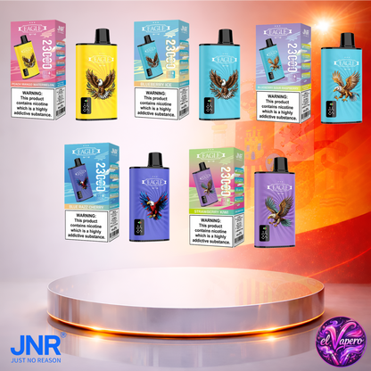 Vapers Desechables - Cigarrillo Electrónico - España - JNR - Eagle - 23K - Sabores 23000 Caladas - Más baratos