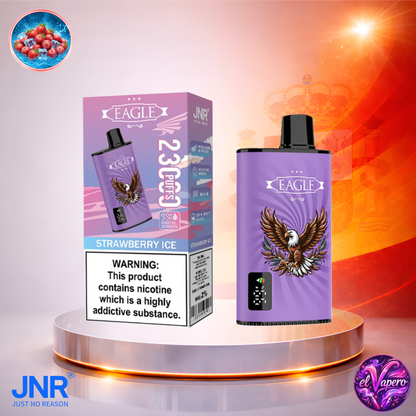 Vapers Desechables - Cigarrillo Electrónico - España - JNR - Eagle - 23K - Strawberry Ice 23000 Caladas - Los más baratos