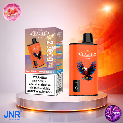Vapers Desechables - Cigarrillo Electrónico - España - JNR - Eagle - 23K - Watermelon Bubblegum 23000 Caladas - Más baratos