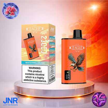 Vapers Desechables - Cigarrillo Electrónico - España - JNR - Eagle - 23K - Watermelon Ice 23000 Caladas - Más baratos