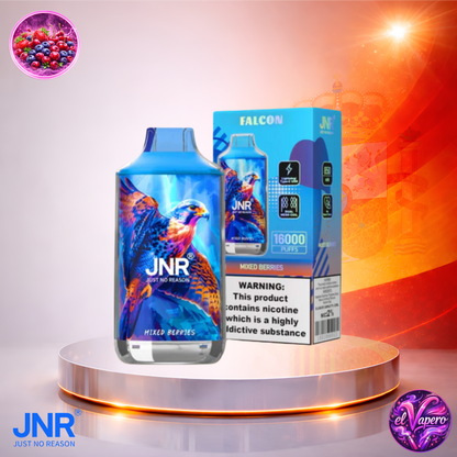 Vapers Desechables - Cigarrillo electrónico - España - JNR - Falcon - 16K - Mixed Berries 16000 Caladas - Más baratos