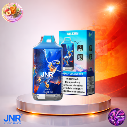 Vapers Desechables - Cigarrillo electrónico - España - JNR - Falcon - 16K - Peach Oolong Tea 16000 Caladas - Los más baratos