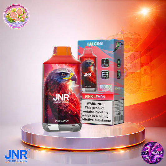 Vapers Desechables - Cigarrillo electrónico - España - JNR - Falcon - 16K - Pink Lemon 16000 Caladas - Más baratos