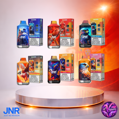 Vapers Desechables - Cigarrillo electrónico - España - JNR - Falcon - 16K - Sabores 2 16000 Caladas - El mejor precio