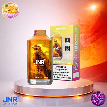 Vapers Desechables - Cigarrillo electrónico - España - Falcon - 16K - JNR Tropicana Zest 16000 Caladas - Los más baratos