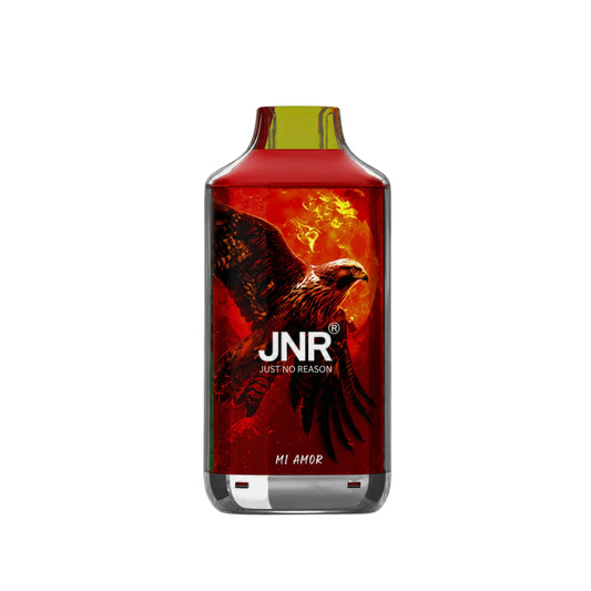 JNR Falcon 16K Mi Amor con 16000 caladas y sabor dulce, frutal y refrescante