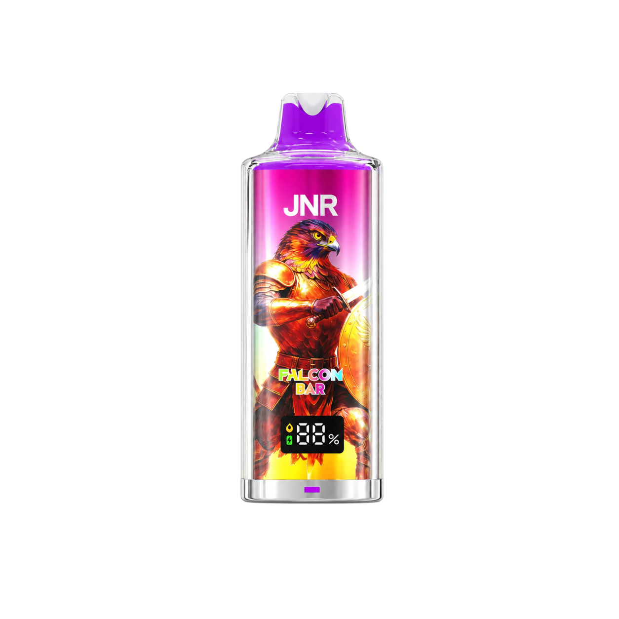 Vaper desechable JNR Falcon Bar 48K Black Dragon Ice con hasta 48000 caladas y sabor intenso helado