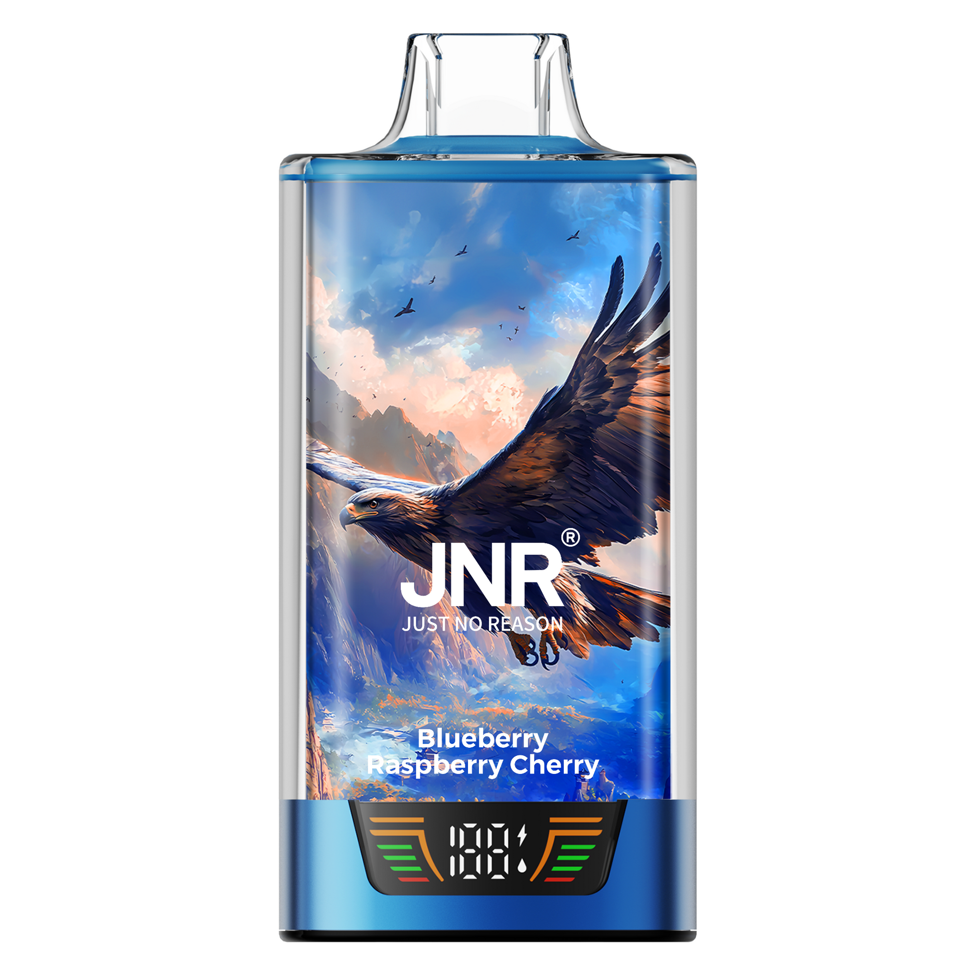 JNR Falcon Pro 28K Blueberry Raspberry Cherry con 28000 caladas y sabor a frutos rojos
