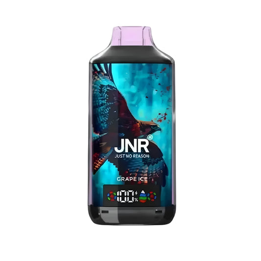 JNR Falcon X 18K Grape Ice con 18000 caladas y sabor a uva helada