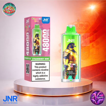 Vapers Desechables - Cigarrillo electrónico - España - JNR - FalconBar - 48K - Strawberry Kiwi 48000 Caladas - El mejor precio